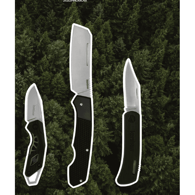 Kershaw Holiday Knife Set, 3 Piece Traditional Knives Gift Set