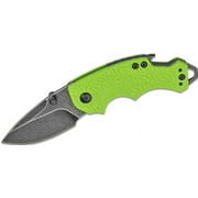 Kershaw Shuffle 8700LIMEBWX Folding Pocket Knife - Blackwash/Lime Handle