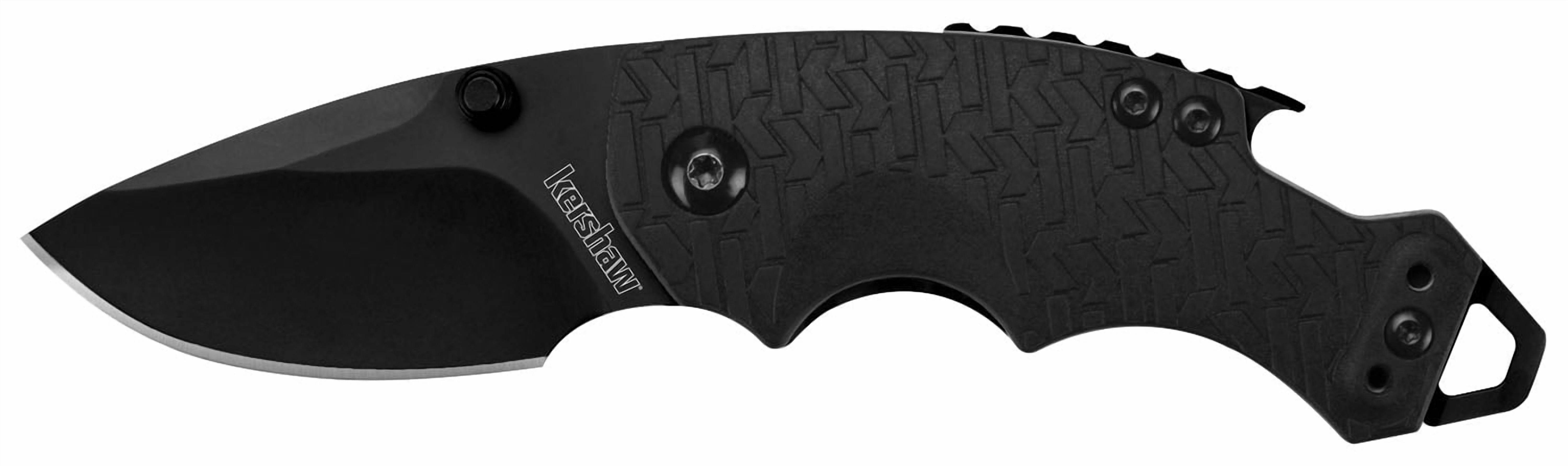 Kershaw Shuffle - Black EDC Pocket Knife, 2.4 Inch Folding Blade, 8700BLK