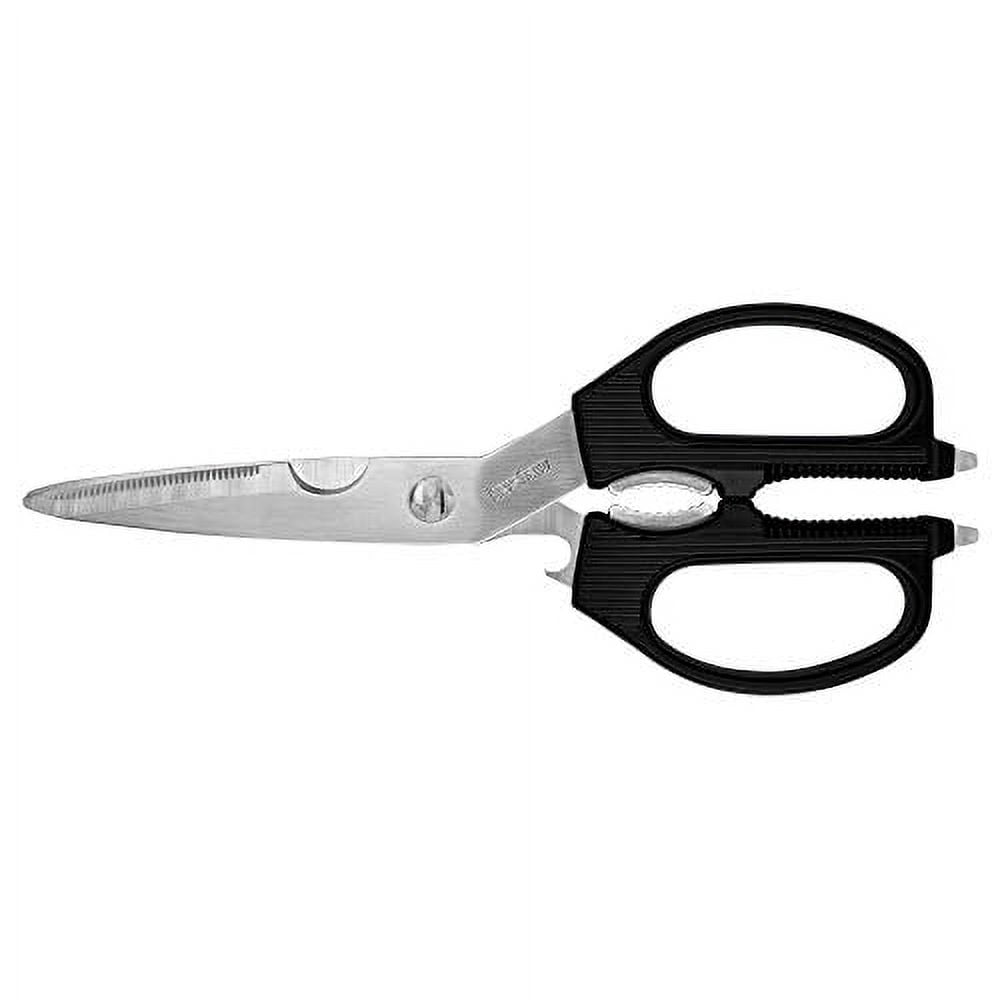 Kershaw Taskmaster Shears, Multi-Purpose Shears, Multifunctional Scissors  with 3.5 Inch Blades (1121), Black, Regular