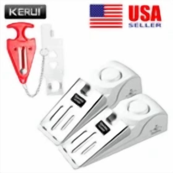 Kerui Security Door Stop Alarm 120Db Hotel Home Portable Security Safety Tools