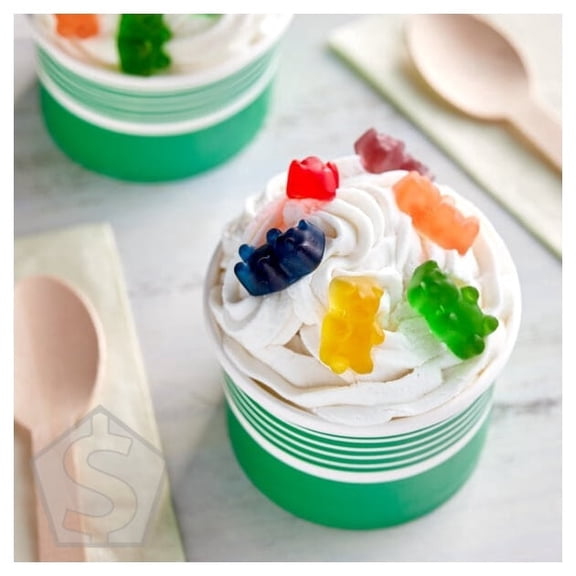 Kervan 12-Color Gummy Bears 5 lb. - 4/Case