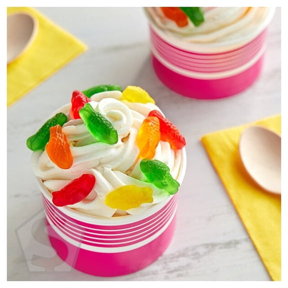 Kervan Assorted Colored Gummy Fish 5 lb.