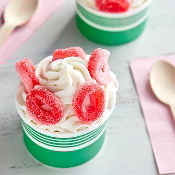 Kervan Gummy Watermelon Rings 5 lb. - 4/Case