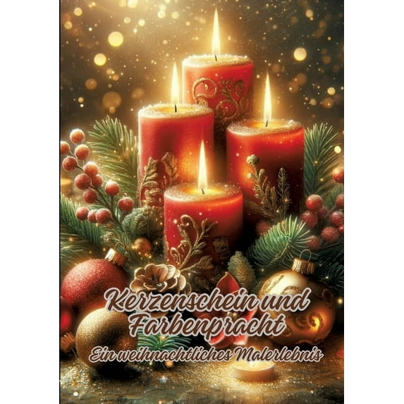 Kerzenschein und Farbenpracht: Ein weihnachtliches Malerlebnis (Paperback)