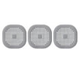 thumbnail image 1 of Kesenlong 3PCS Silicone Hair Catcher for Bathtub and Shower Drain - Grey, 1 of 8