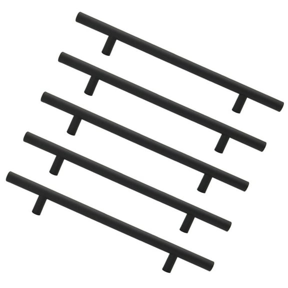 Kesenlong Door Knob for House 5pcs Stainless Steel Furniture Cabinet Handles Drawer Pulls Wardrobe Door Knobs for Kitchen Home (10*76*127)