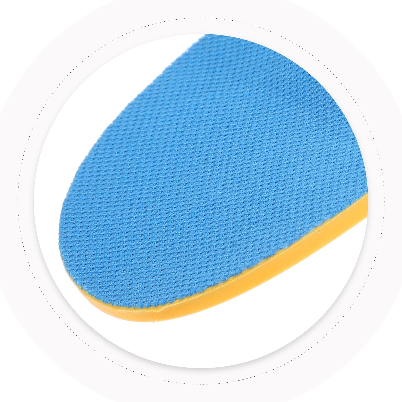 WASHWEPE Flat Foot Insoles for Kids U Shape Cup Yellow for Hiking 1 ...