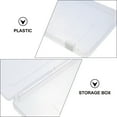 thumbnail image 1 of WASHWEPE Plastic Document Storage Case Office Supply File Organizer 1Set 9.5X6.7X0.8in, 1 of 7