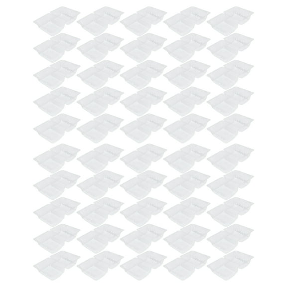 Kesenlong Food Packing Box 50pcs Disposable Dessert Wrapping Box Transparent Cake Box Partry Packaging Box