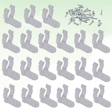 Chrome Gridwall Joining Clips - Grid Panel Joiner Connectors - 8 Pack ...