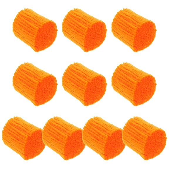 Kesenlong Orange Hook Precut Rug Yarn Bundles Craft Sewing Knitting 10 Rolls