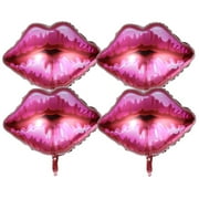 Kesenlong Romantic Kiss Lips Foil Balloon for Valentine's, Weddings, Proposals, Birthdays