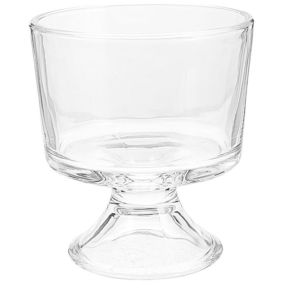 Kesenlong Small Clear Glass Dessert Cups with Foot for Nuts, Sundae and Pudding