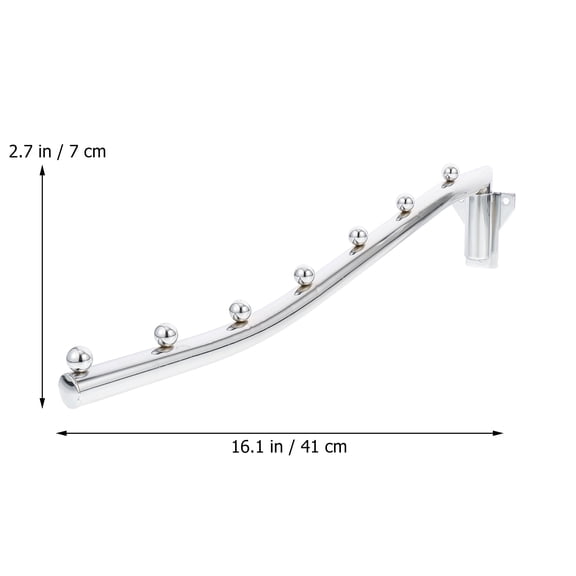 UPOUART Garment Hooks Wall Hooks Iron Hanging Adults Office 1Set