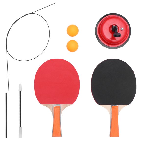 Kesenlong Table Tennis Trainer Elastic Shaft Paddles Set for Self Training