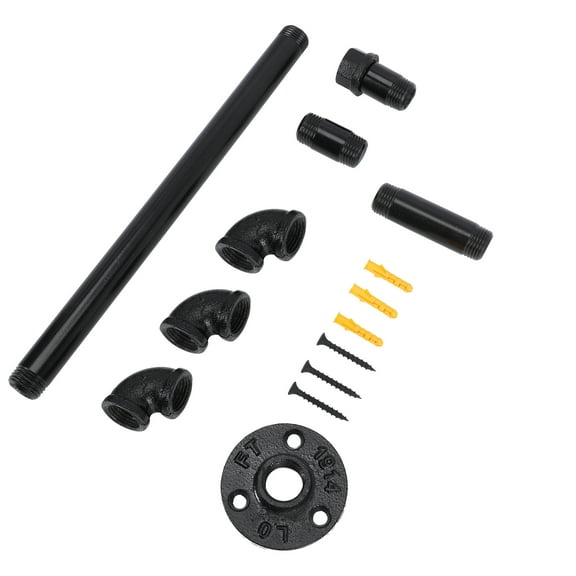 Kesenlong Towel Holder Industrial Pipe Towel Bar Heavy Duty Rustic Style Towel Rack for Bathroom