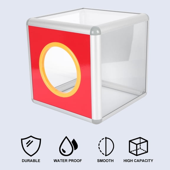 WASHWEPE Clear Product Draw Box Aluminium Alloy 1Pc