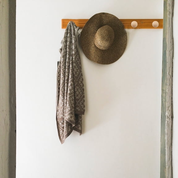 Kesenlong Wooden Hanger 25pcs Wooden Hook Accessories Wood Clothing Hooks Shaker Pegs 51mm*23mm*15mm