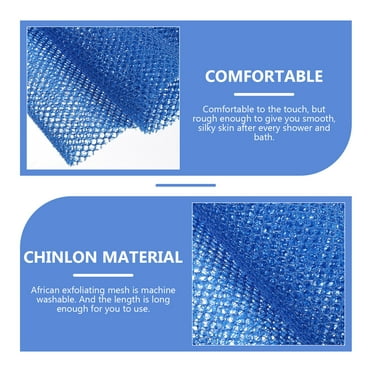 Kesenlong african sponge net 2pcs African Exfoliating Net for Body African Net Sponge African Wash Net