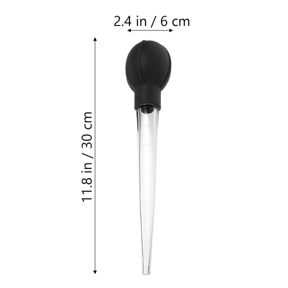 Kesenlong liquid food dropper 4pcs Large Pipettes with Scale Measuring Tube Plastic Dropper Kitchen Baking Tool (Random Color)