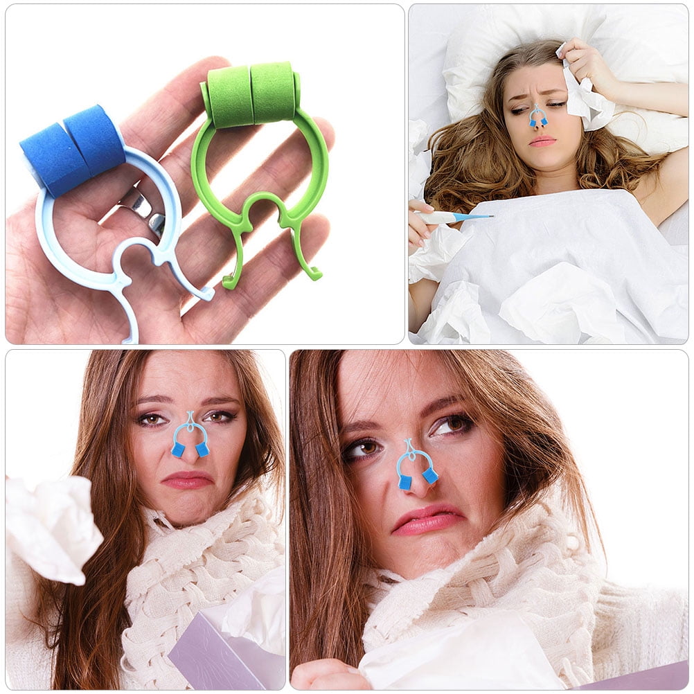 10pk Blue Padded Oxygen Nose Clips to Block Nasal Air Flow