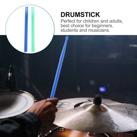 Kesenlong nylon drumsticks 2 Pairs of Music Band Nylon Electronic Drum Sticks Professional Drumsticks