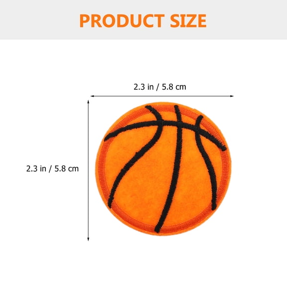 WASHWEPE Clothes Patches Orange 20Pcs 2.28X2.28X0.04Inch Polyester