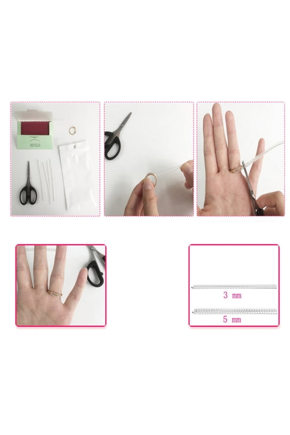 ring guard 6 Pcs Invisible Ring Size Adjuster TPU Ring Guard Clear Ring Size Reducer for Loose Rings(Thin)