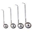 thumbnail image 1 of Kesenlong soup ladle 4pcs Hanging Hook Ladle Spoons Stainless Steel Long Handle Heavy Duty Ladle Serve Soups Ladle for Kitchen Cooking Utensils, 1 of 8