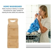 Kesenlong washing board Bamboo Wood Washing Washboard Non-slip Home Washing Scrubbing Board Creative Laundry Board Washboard Hand Wash Board for Home