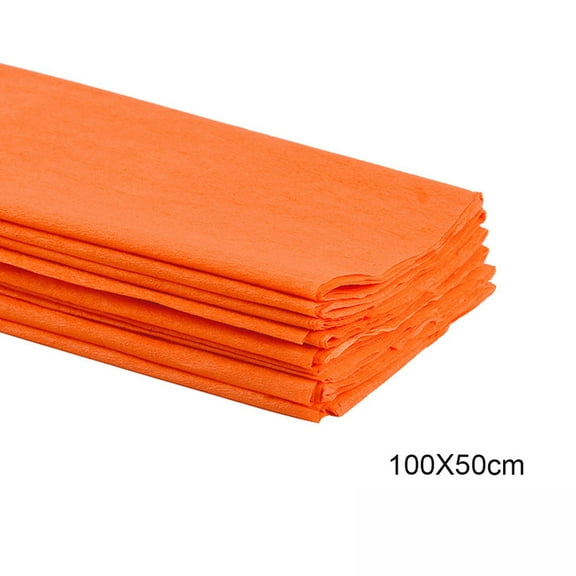 Kesenlong wrapping paper 10pcs 10 Colors DIY Crepe Paper Wrap Tissue Paper Flower Gift Wrapping Packaging Paper Pom Pom Decoration Paper