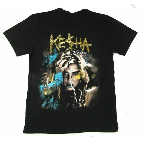 Kesha Keha Cannibal Get Sleazy 2011 Tour Black Unisex T-Shirt S-23XL MM1613