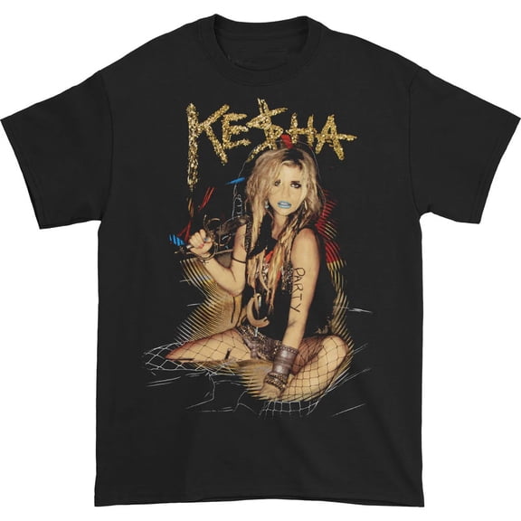 Kesha Party Music Tee Shirt Short Sleeve Black Unisex S-5XL 1R280