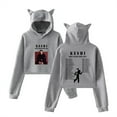 thumbnail image 1 of Keshi Hell And Back Tour 2023 Cat Ear Hoodies Fashion Women Bear Ear Sweatshirts, 1 of 2