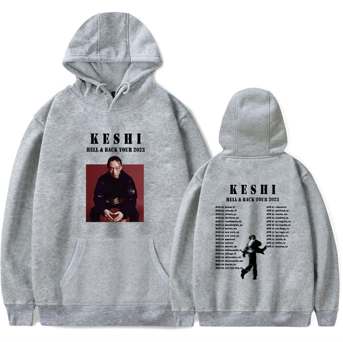 KESHI HELLO / HEAVEN 2022 フーディ Keshi Hell/heaven 2022 World Tour Hoodie | eBay
