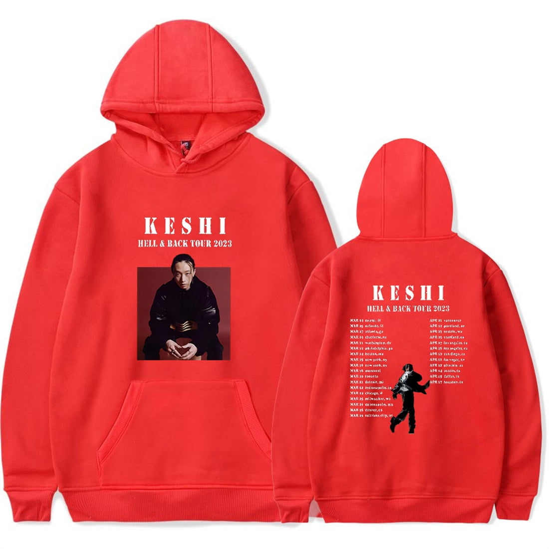 Keshi Hell And Back Tour 2023 Hoodie Sweatshirt Cosplay Pullover