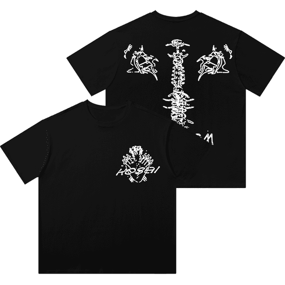 Keshi Logo Vintage Wash Tee Requiem World Tour Merch Cotton T-Shirts Unisex Fashion Short Sleeve