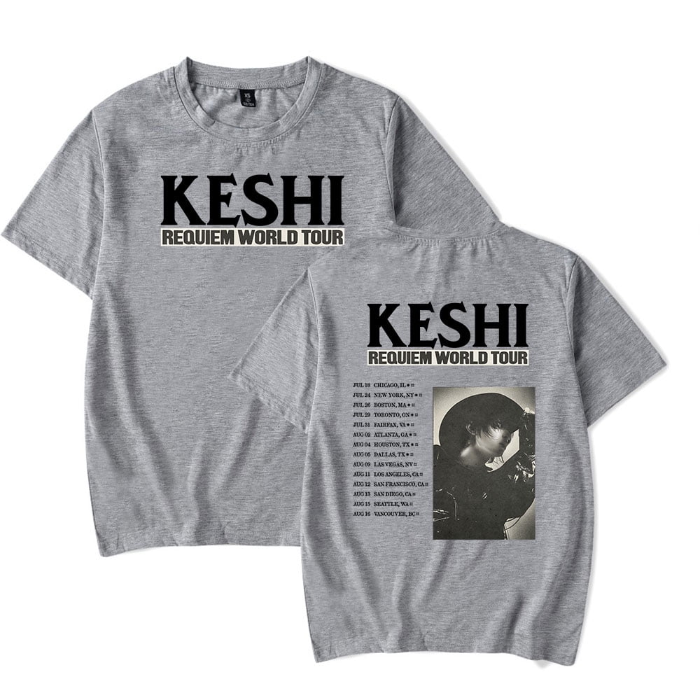 Keshi Merch T-shirt Summer Unisex Short-sleeved Fashion Y2K Casual