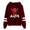 thumbnail image 1 of Keshi Monster Logo Merch Pocketless Parallel Bars Sleeve Streetwear Hooded Sweatshirts, 1 of 5