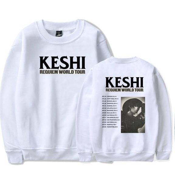 Keshi Pic Crewneck Sweatshirt Man/Woman Hip Hop Hoodies Fans Sweatshirts