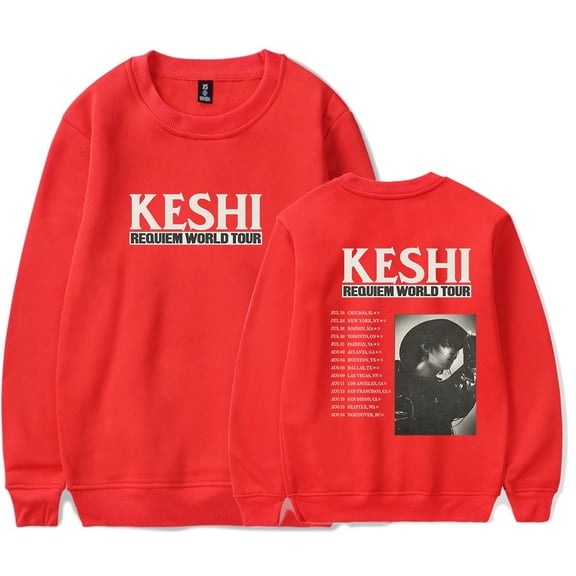 Keshi Pic Crewneck Sweatshirt Man/Woman Hip Hop Hoodies Fans Sweatshirts