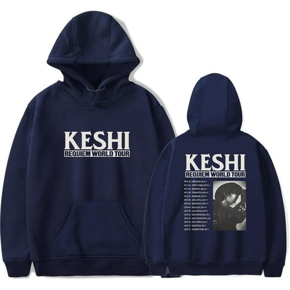 Keshi Requiem US Tour 2025 Merch Hoodie Pockets Drawstring Unisex Hooded Sweatshirt Fashion Clothing