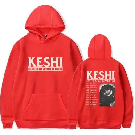 Keshi Requiem US Tour 2025 Merch Hoodie Pockets Drawstring Unisex Hooded Sweatshirt Fashion Clothing