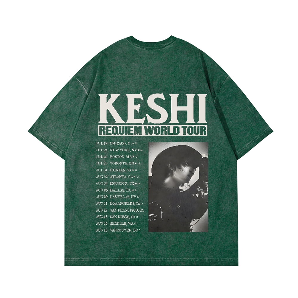 Keshi Requiem Tour TシャツLサイズ Keshi Requiem Tour 2025 T-Shirt Great Design Hot Shirt All