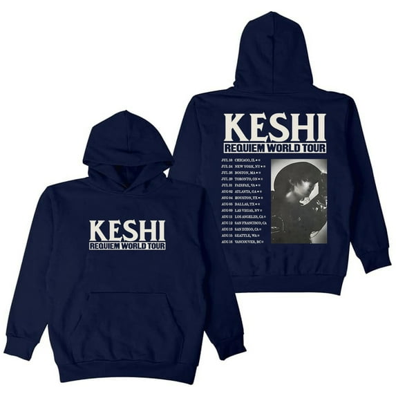 Keshi Requiem World Tour 2025 Hoodie Long Sleeve Streetwear Women Men Hooded Sweatshirt