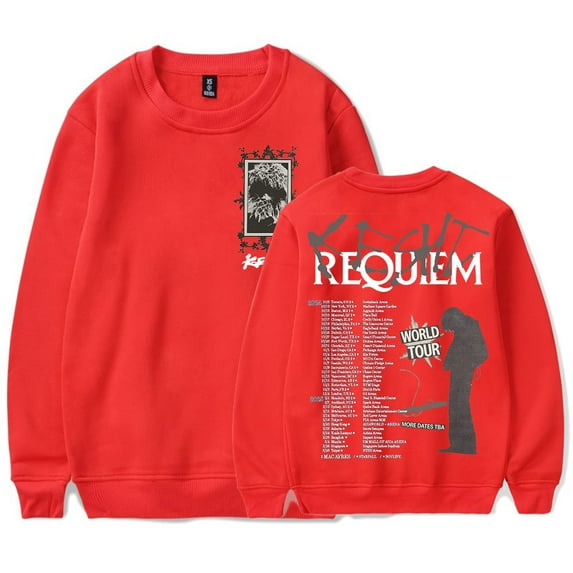 Keshi Requiem World Tour Logo Merch Crewneck Sweatshirts Women Men Fashion Long Sleeve T-Shirts