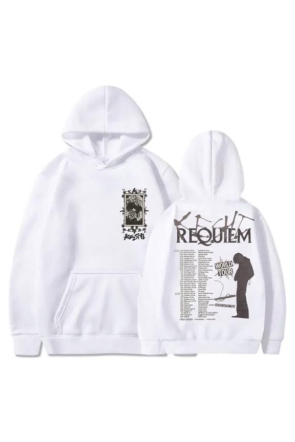 Keshi Requiem World Tour Logo Merch Hoodie New Printed Sweatshirt Men's And Women's Hip-Hop Clothing
