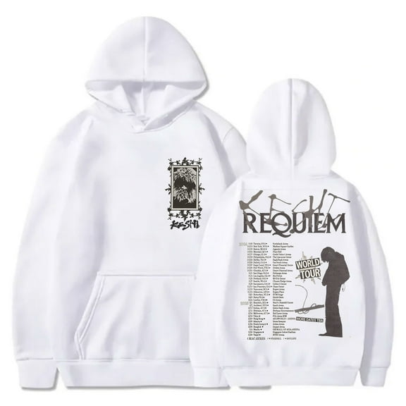 Keshi Requiem World Tour Logo Merch Hoodies Cosplay Women Men Fashion Long Sleeve Sweatshirts