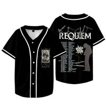 Keshi Requiem World Tour Merch Baseball Jacket Tee Cosplay Women Men Fashion Short Sleeve T-Shirts